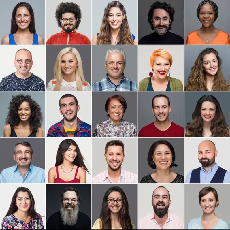 ai company headshots all employees