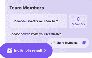 Set up & invite