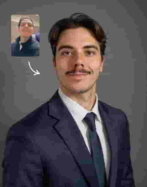 AI Business Photo Generator Result Sitting